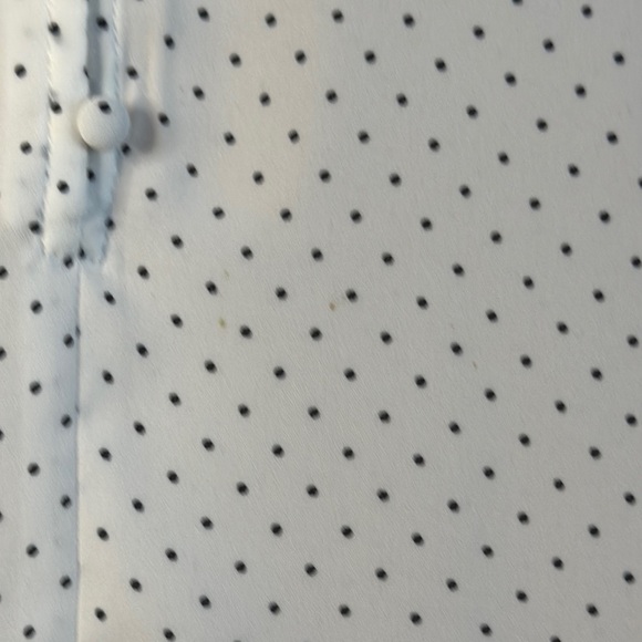 Philosophy White Cap Sleeve polka dot blouse Sz XS - Picture 6 of 9